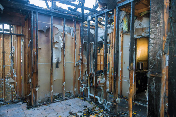 Professional Emergency Fire Cleanup technician working in Sedgwick, KS